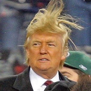 Donald Trump With Crazy Hair